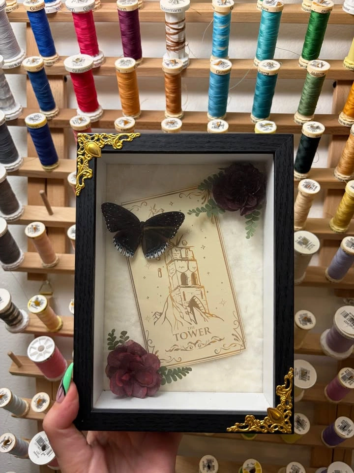 Poppin Jay Butterfly Tarot Card Frame - photo 2
