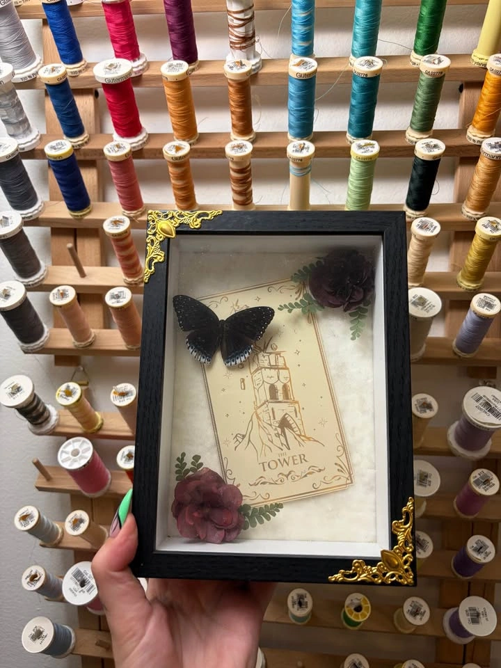 Poppin Jay Butterfly Tarot Card Frame - photo 3