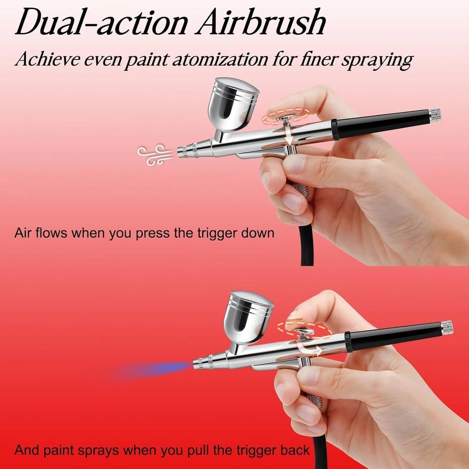 Airbrush Kit with Compressor - brand new - photo 2