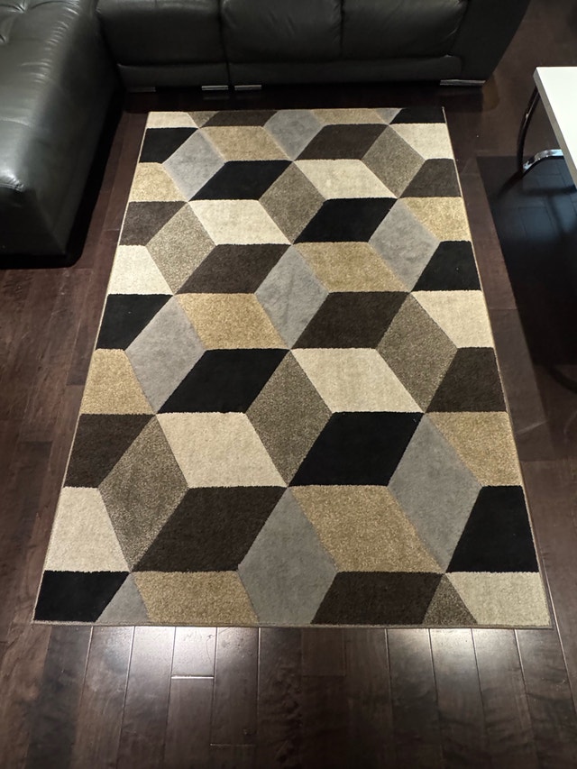 Geometric Modern Area Rug 8 x 5