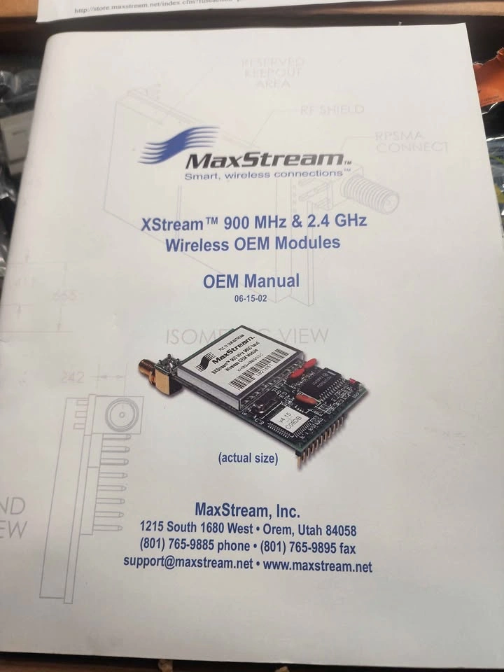 MaxStream XStream 900 MHz Wireless OEM Modules - photo 3