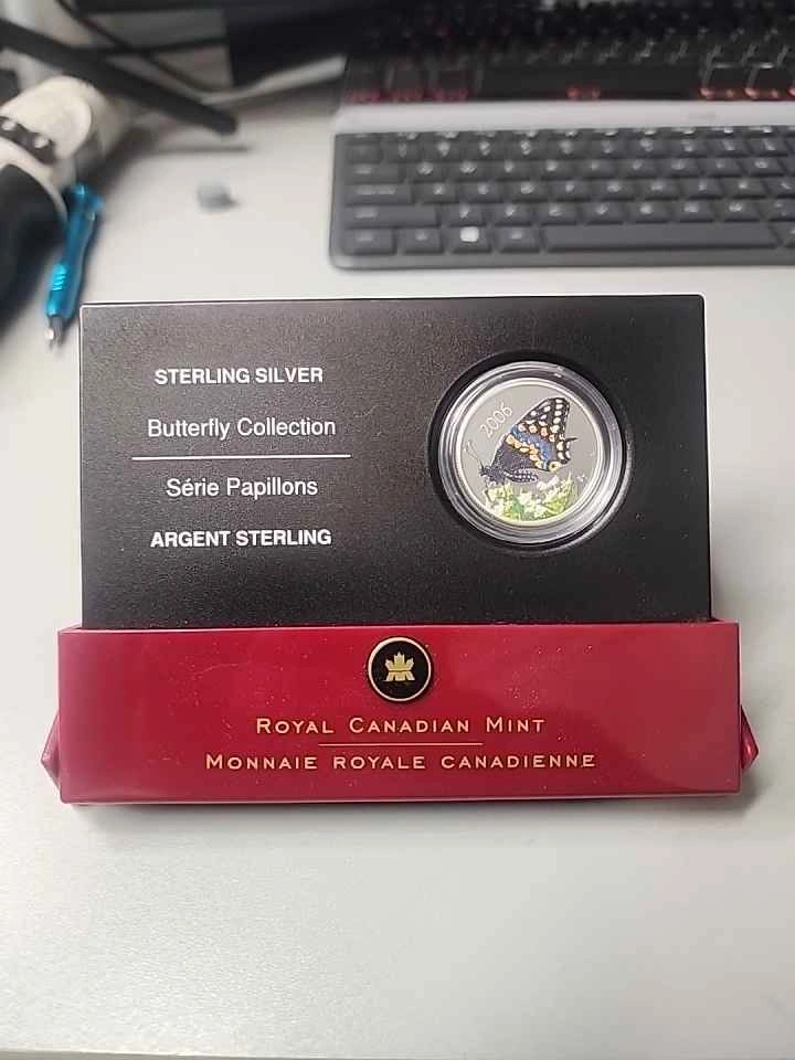 2006 Royal Canadian Mint Sterling Silver 50-Cent Butterfly Colle - photo 2