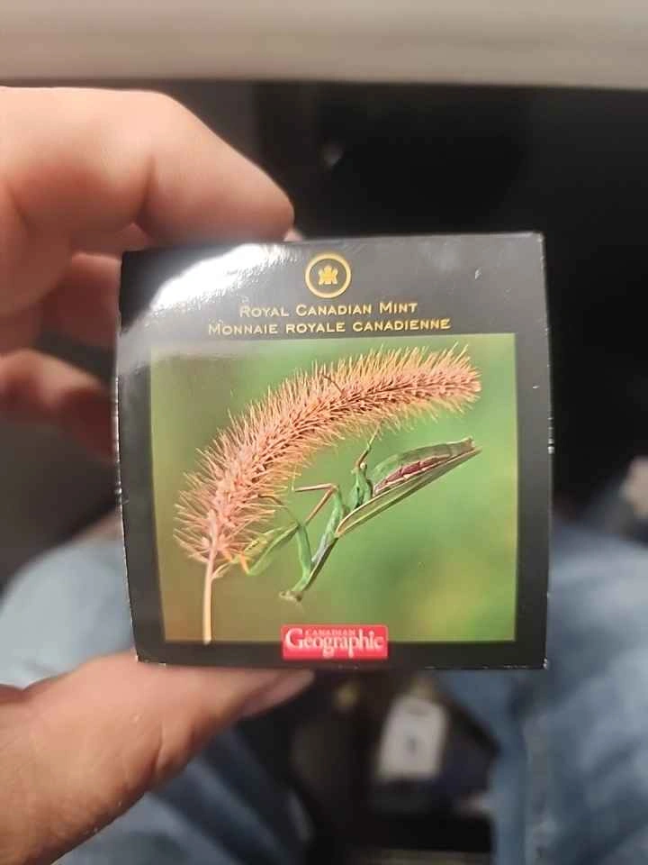 2012 Royal Canadian Mint $10 Fine Silver Coin - Praying Mantis - photo 5