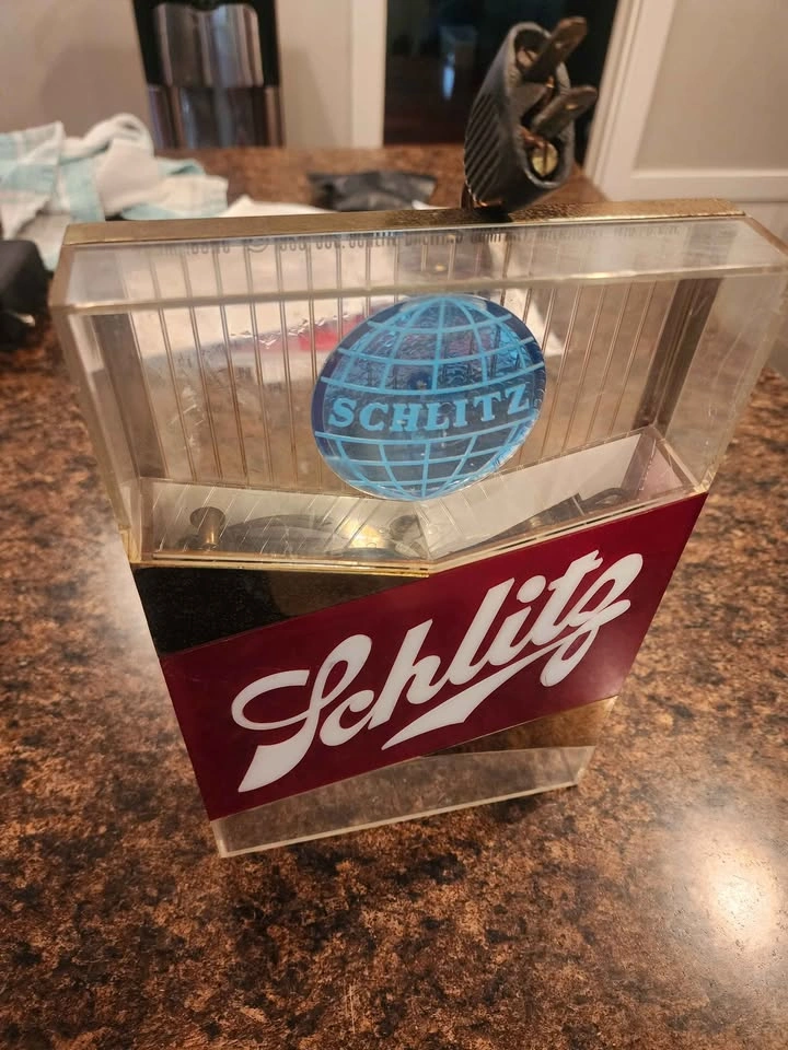 Vintage Schlitz Lighted Beer Sign Globe - photo 5