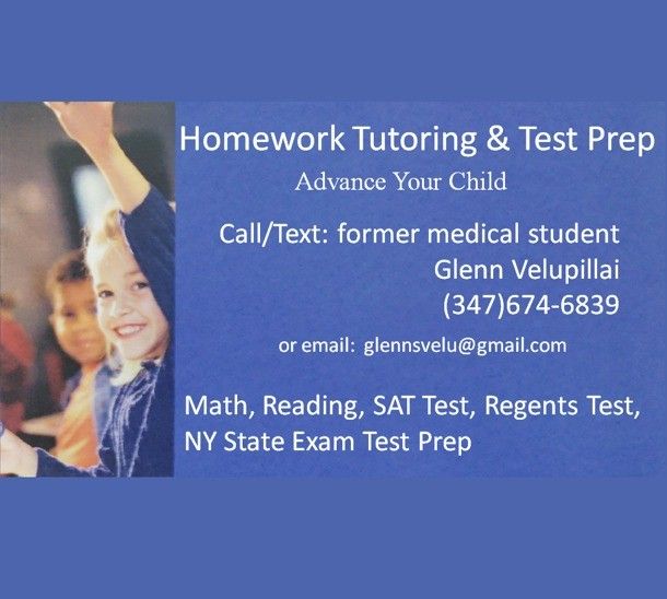 Tutoring For Math, Reading, SAT Exam