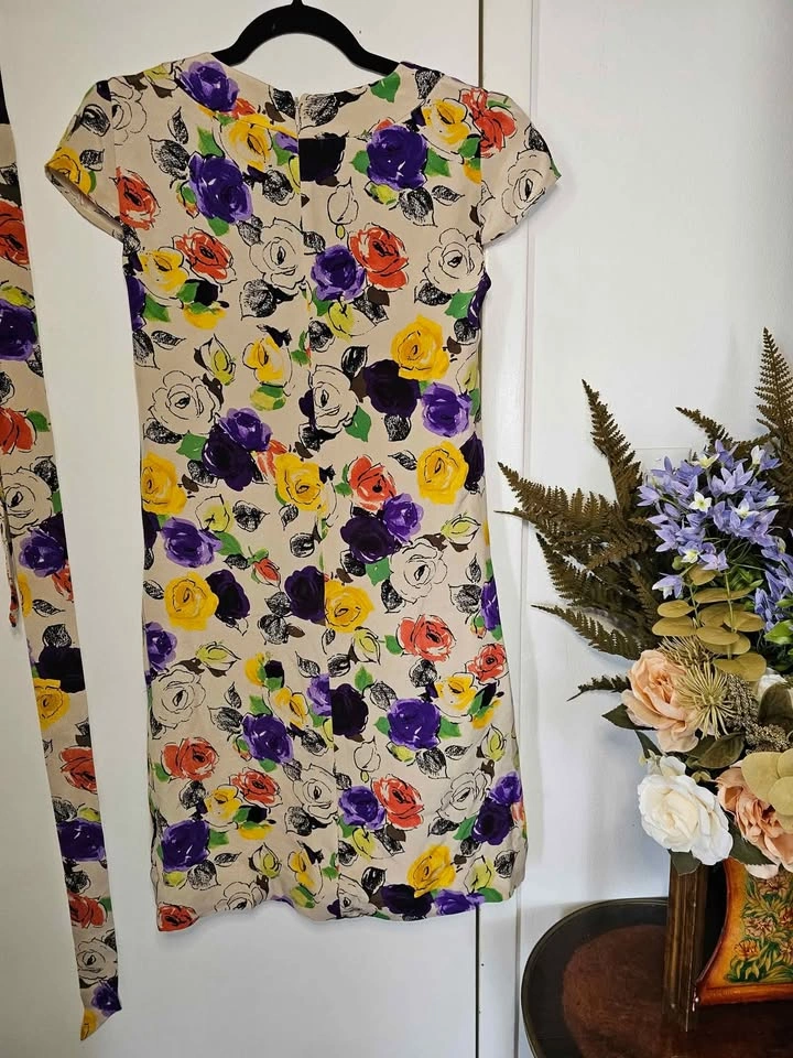 Kate Spade sz M Rose Floral Print Sheath Dress - photo 4