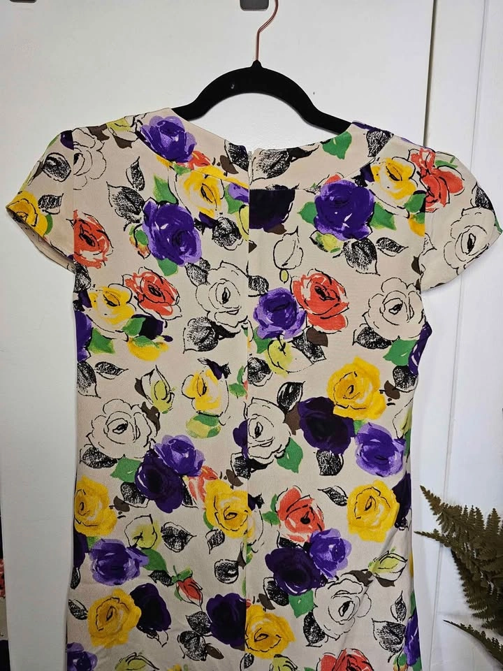 Kate Spade sz M Rose Floral Print Sheath Dress - photo 5