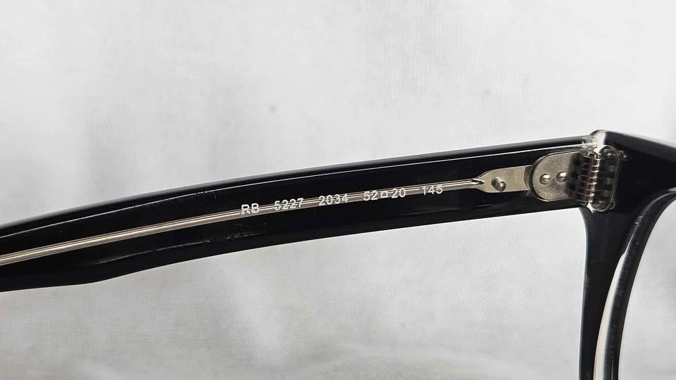 Authentic Ray-Ban RB 5227 black frames - photo 3