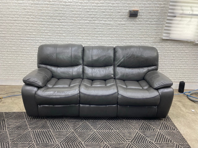 FREE DELIVERY Genuine Leather Recliner Set - photo 5
