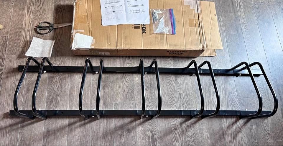 Costway 5-Bike Storage Rack