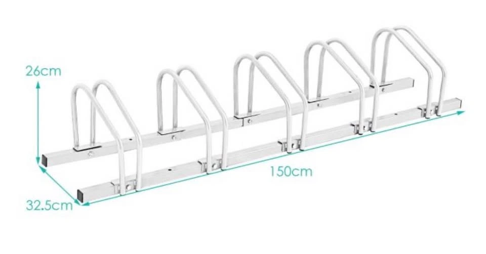 Costway 5-Bike Storage Rack - photo 2