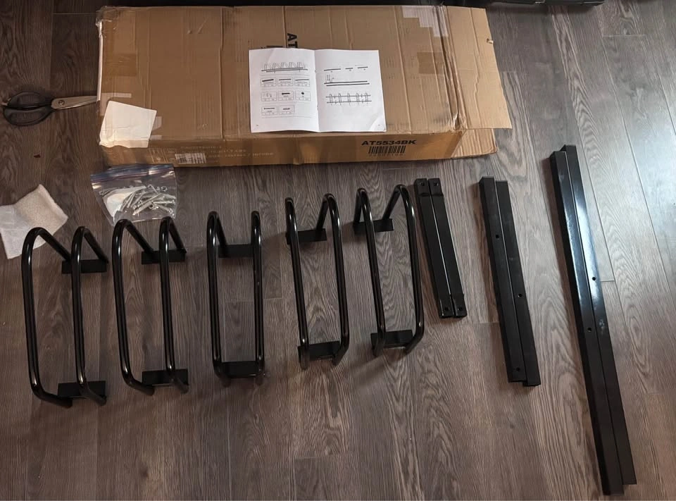 Costway 5-Bike Storage Rack - photo 3