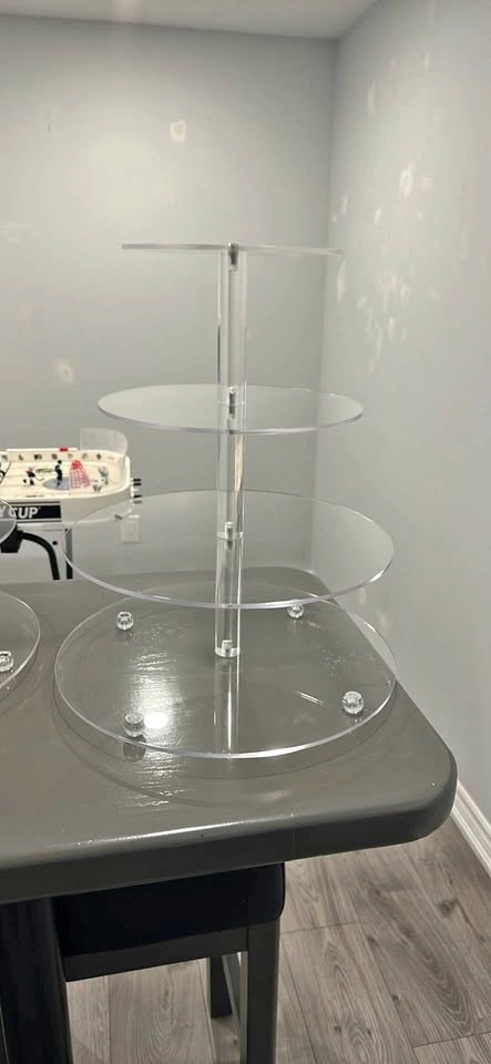 4-Tier Clear Acrylic Display Stand