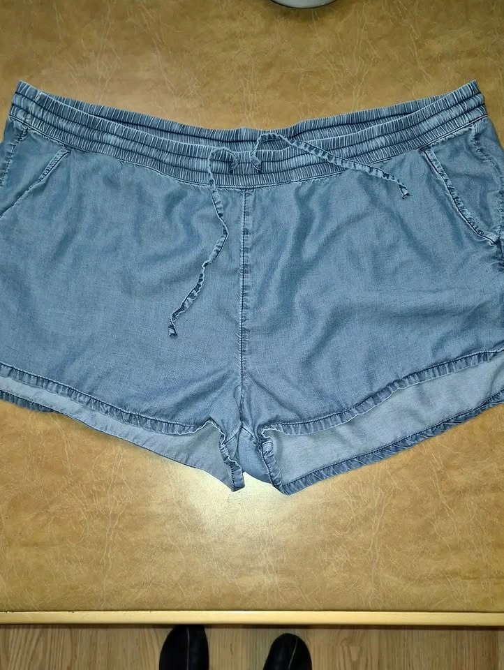 AERIE Casual Women's Blue Drawstring Lounge Shorts SIZE XL