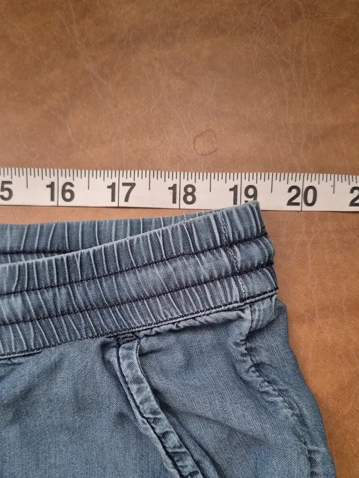 AERIE Casual Women's Blue Drawstring Lounge Shorts SIZE XL - photo 3
