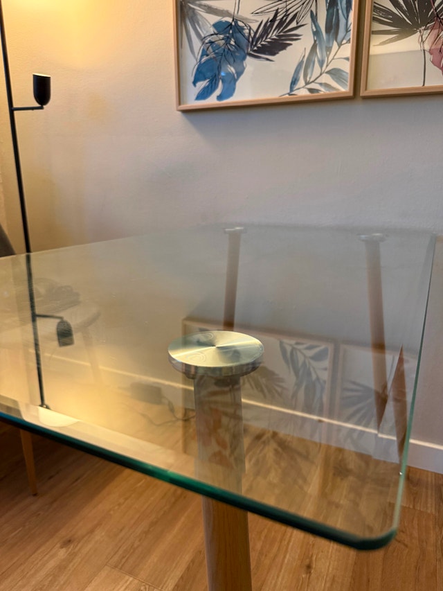 Glass Top Dining Table - photo 2