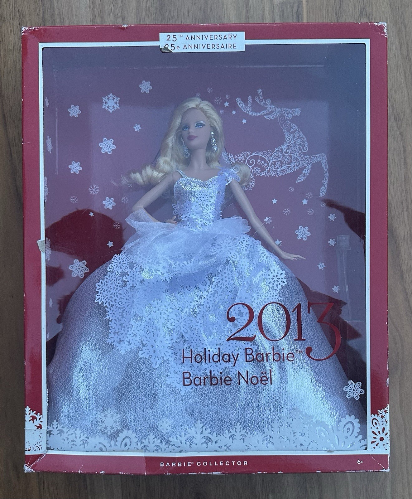 Mattel 2013 Holiday Barbie 25th Anniversary Collector Doll