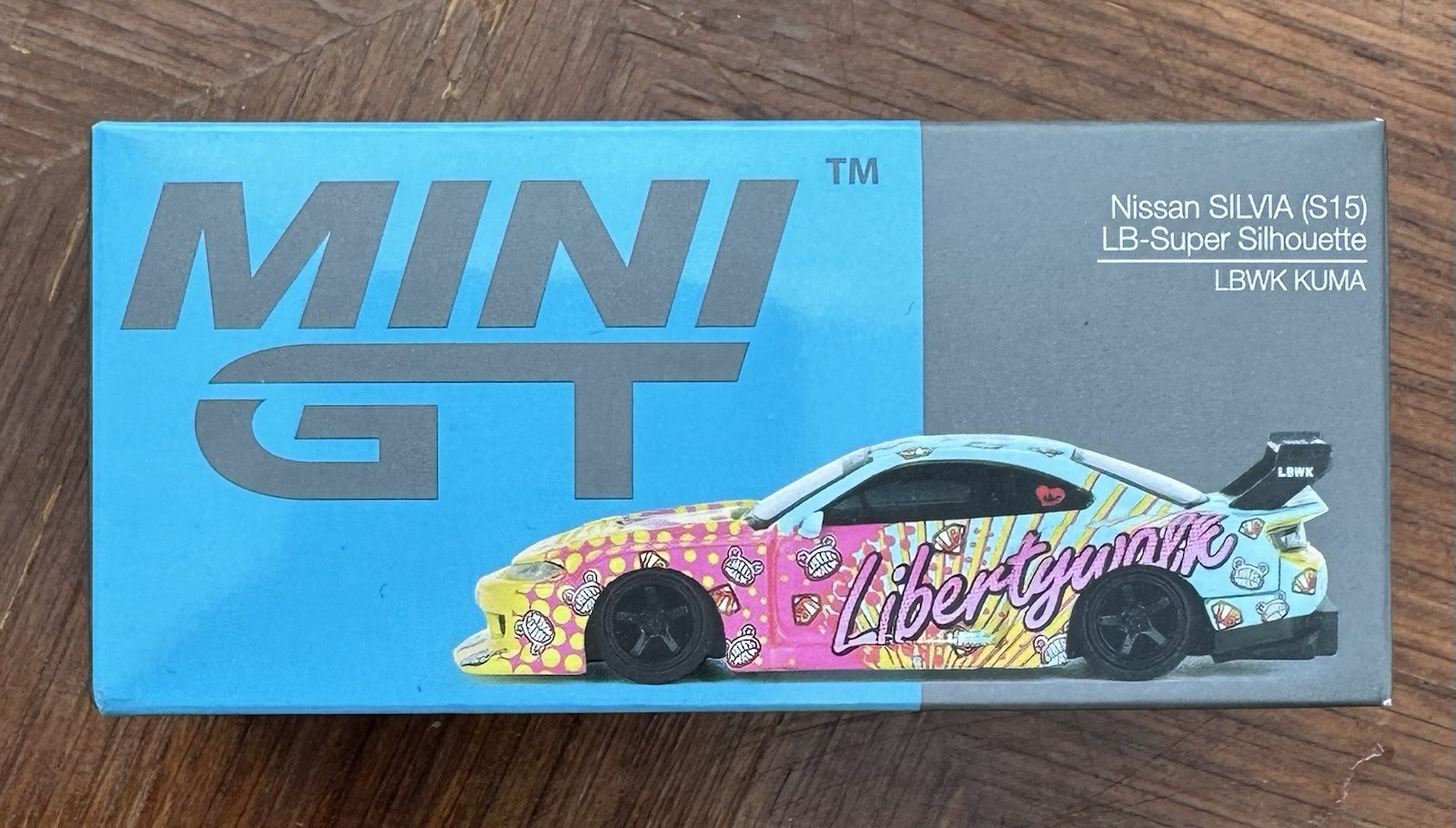 MINI GT Nissan Silvia S15 LB-Super Silhouette KUMA 1/64