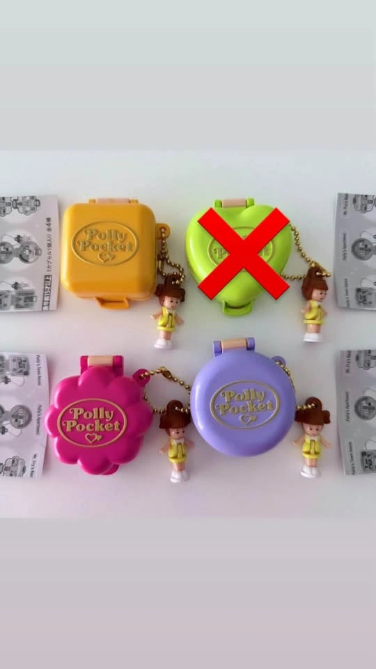 Authentic Polly Pocket Bag Charms from Japan