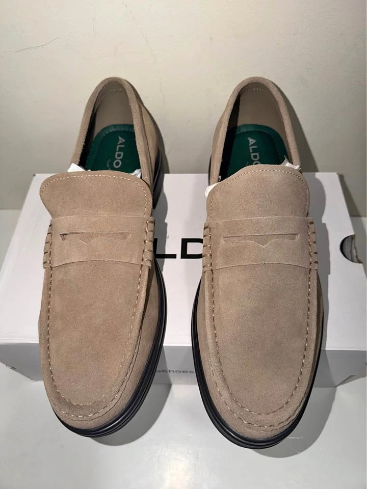 New Aldo Men Suede Leather Shoes Size 12 US
