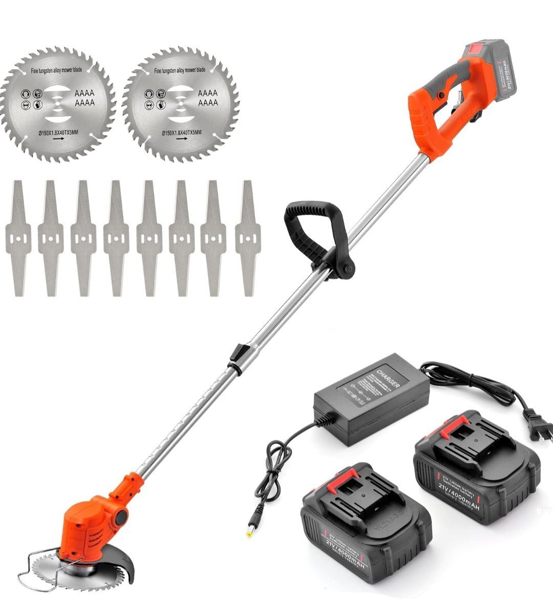 Maxlander Cordless Lawn Edger 3-in-1 Electric Rechargeable