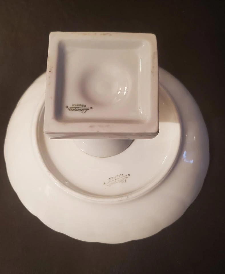 Vintage Limoges Porcelain Compote Dish - photo 4