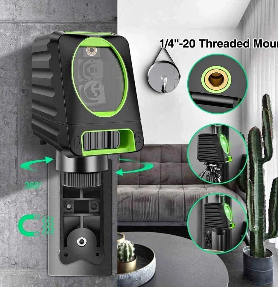 Laser Level Self-Leveling 150ft/45m