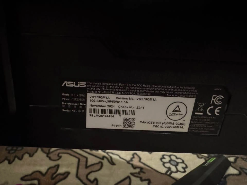 Asus Tuf Gaming Monitor 280hz Fast IPS - photo 3