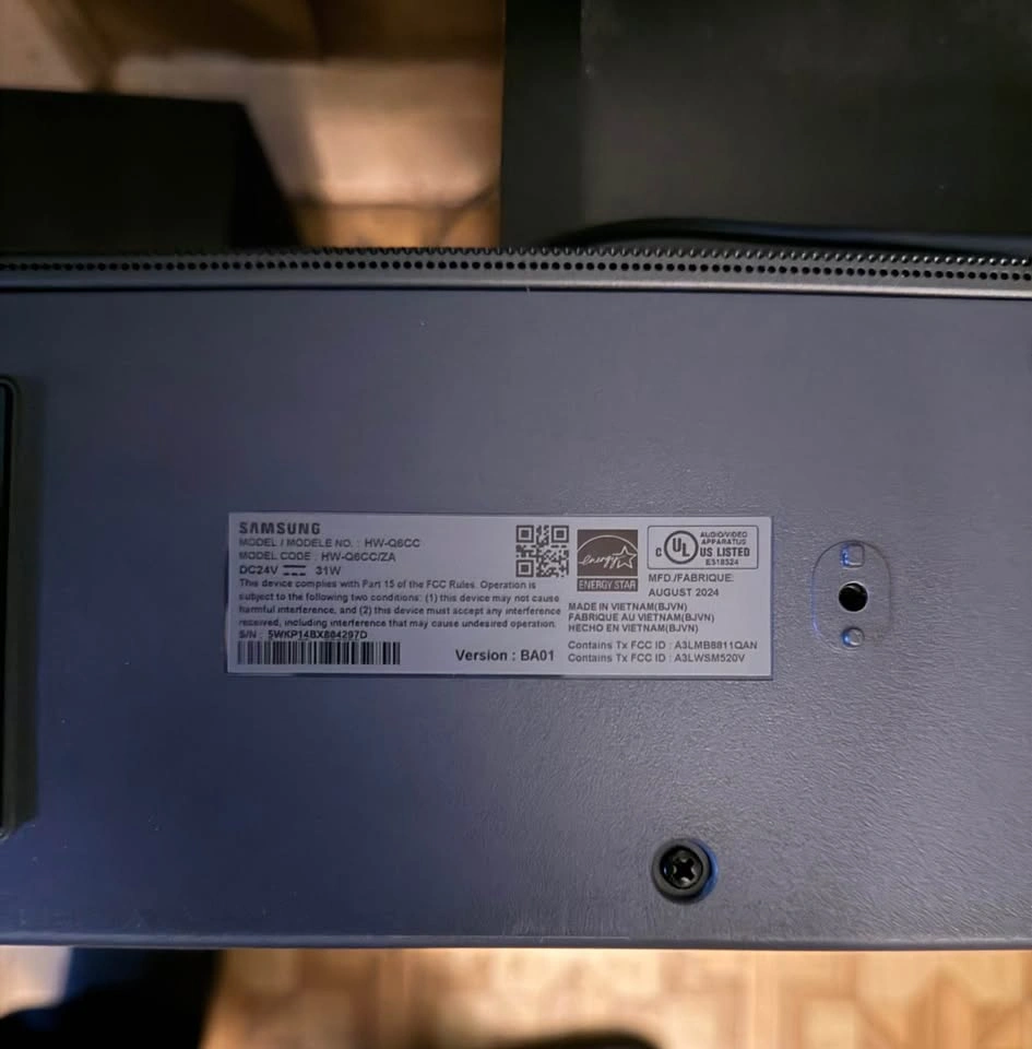 Q-series 3.1ch. Dolby ATMOS Soundbar w/ Q-Symphony / HW-Q6CC - photo 4