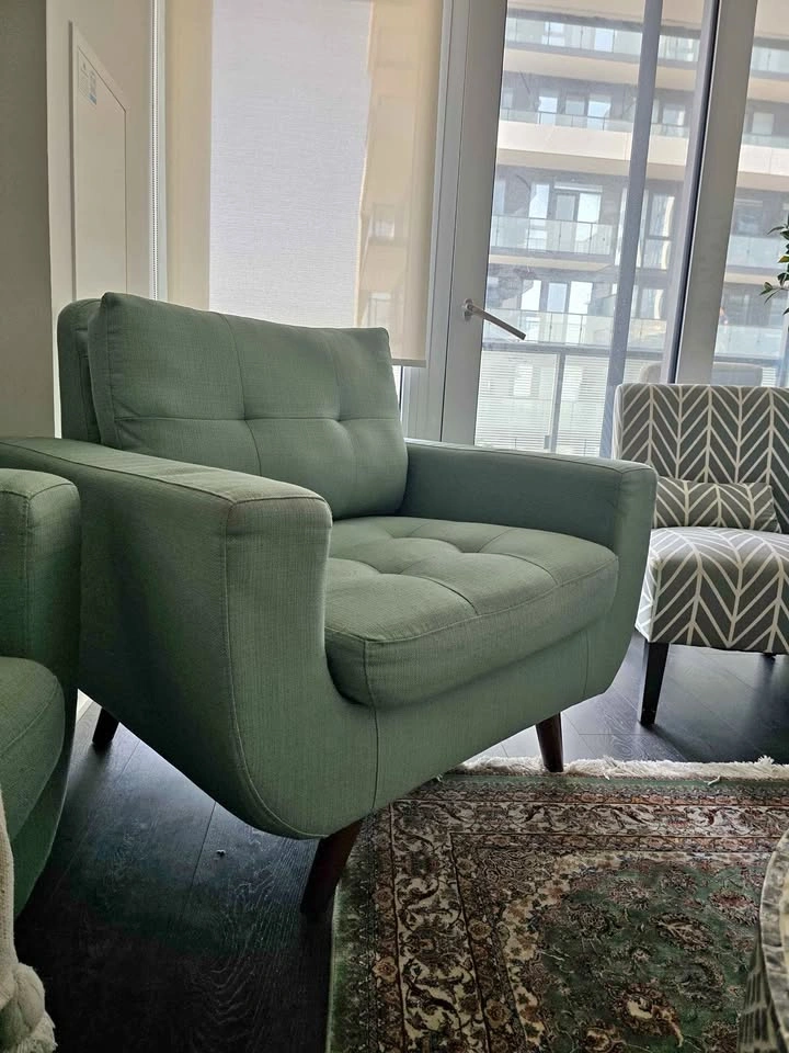 Sofa, Armchair, and Accent Chair Set