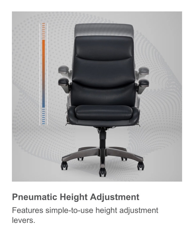 Brand New La-Z-Boy Executive Office Manager Chair + Flip-Up Arms - photo 4