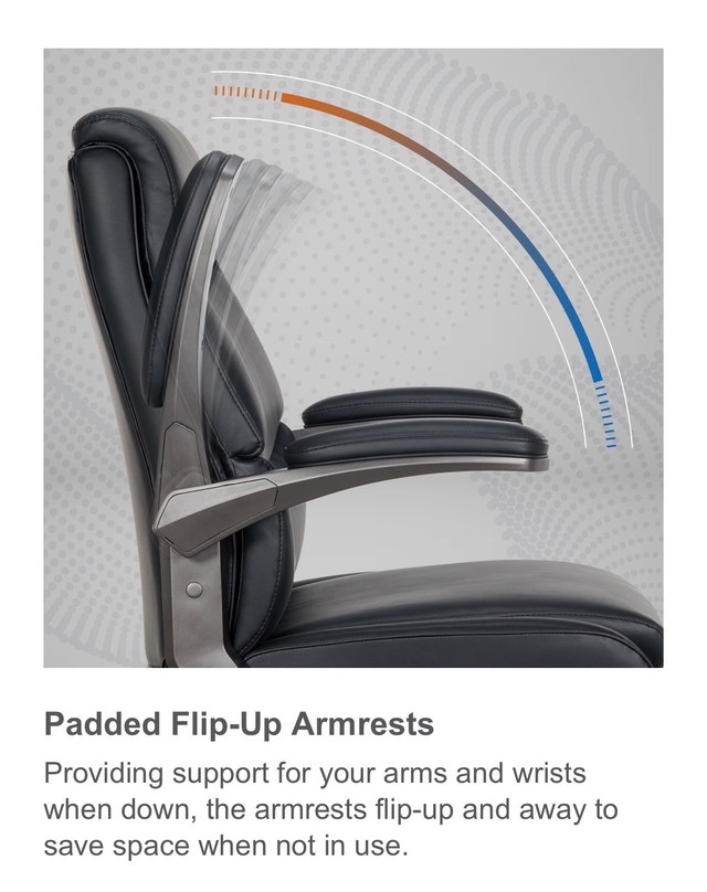 Brand New La-Z-Boy Executive Office Manager Chair + Flip-Up Arms - photo 5