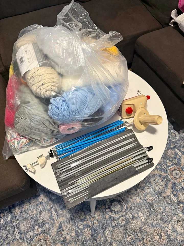 Knitting and Crochet Supplies Bundle