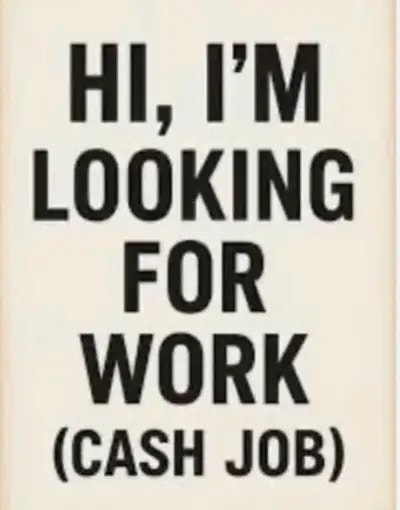 I am looking for work