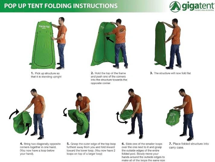 GigaTent Pop-Up Pod Changing Room Tent - photo 4