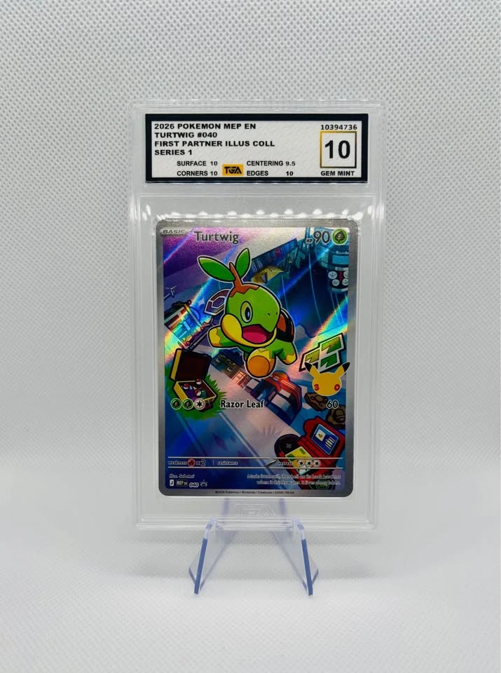 Pokémon First Partners Series 1 Generation 4 Full Set TAG Graded - photo 4