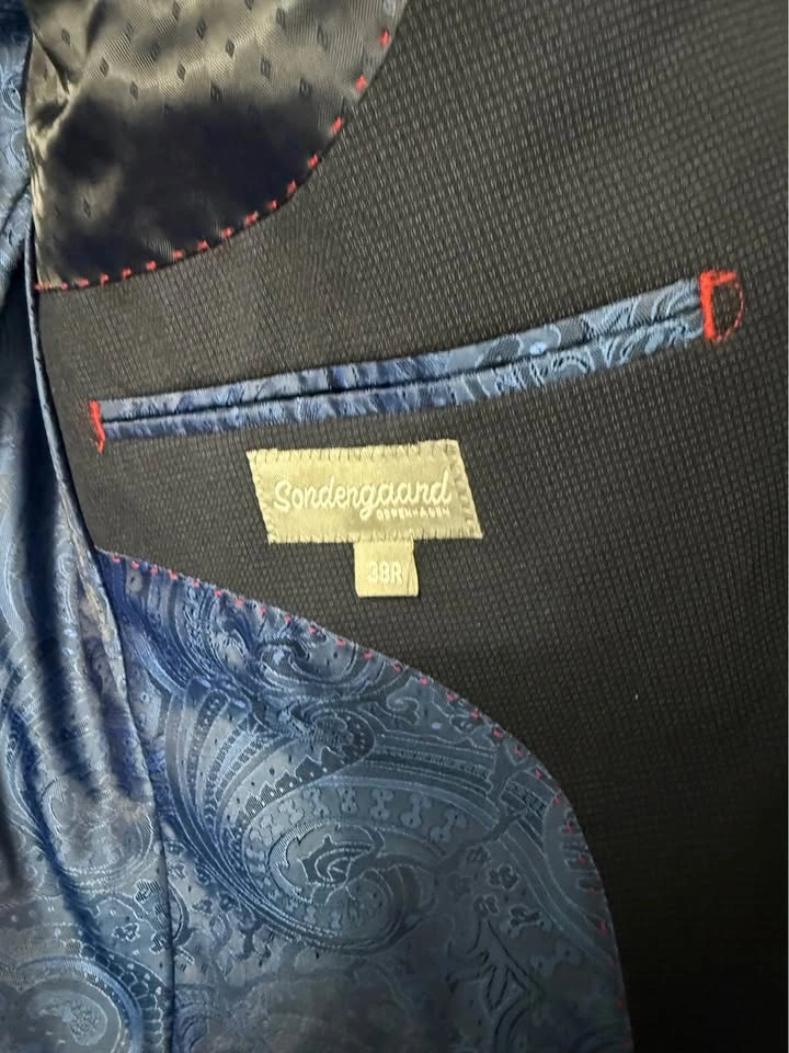 Men’s blazer 38R slim fit - navy Sondergaard - photo 2