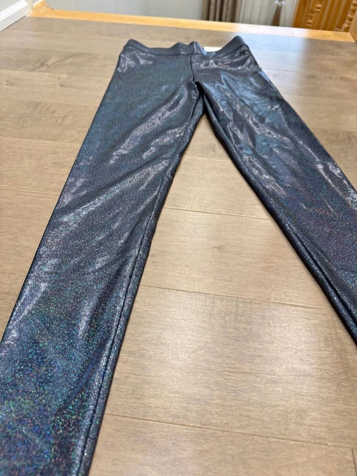 PINK Metallic Leggings