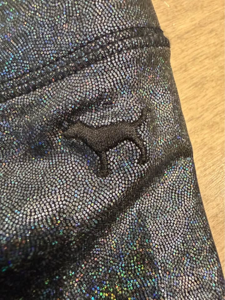 PINK Metallic Leggings - photo 3