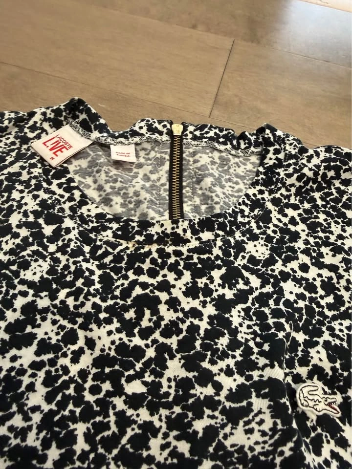 Lacoste L!VE Patterned T-Shirt Size M - photo 2