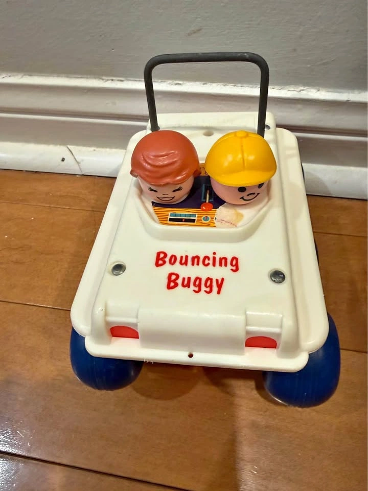 Vintage Fisher-Price Bouncing Buggy