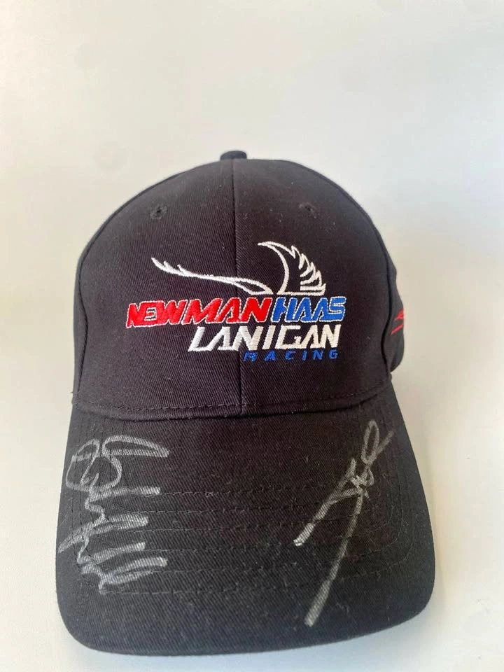 Signed Newman/Haas/Lanigan Racing IndyCar Hat – Rahal / Wilson