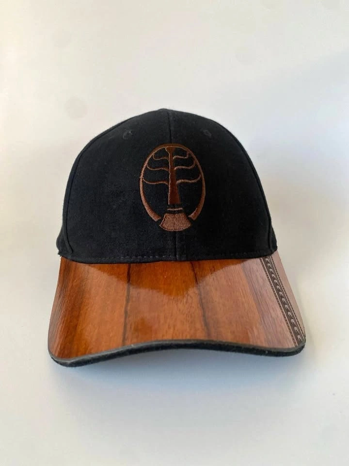 Kona Caps Calabash Hawaiian Koa Wood Brim Hat