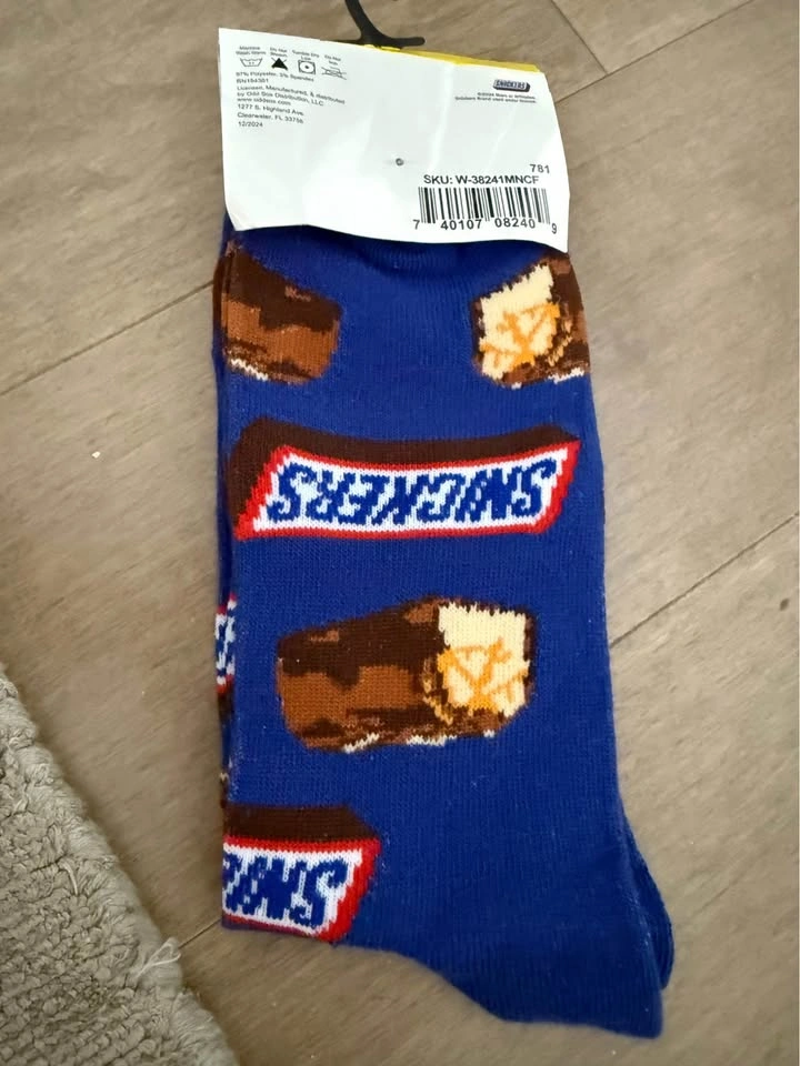 Crazy Socks Snickers Crew Socks Men's 6-12 - photo 2
