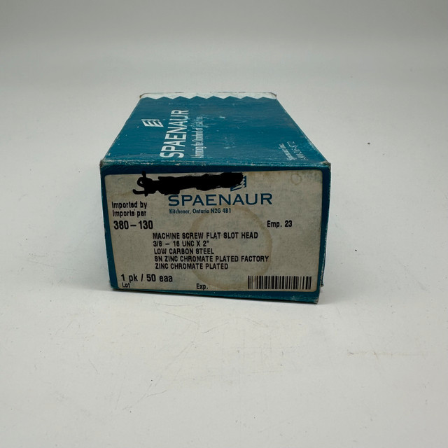 Spaenaur Machine Screws – 3/8”-16 UNC - photo 3