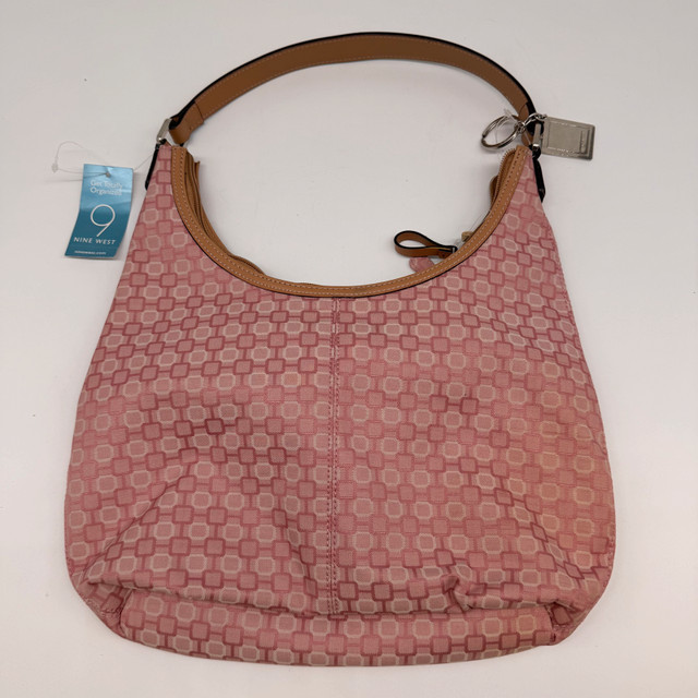 Nine West Pink Shoulder Bag with Matching Pouch - photo 3