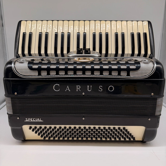 Vintage Caruso Accordion with Case Made in Italy
