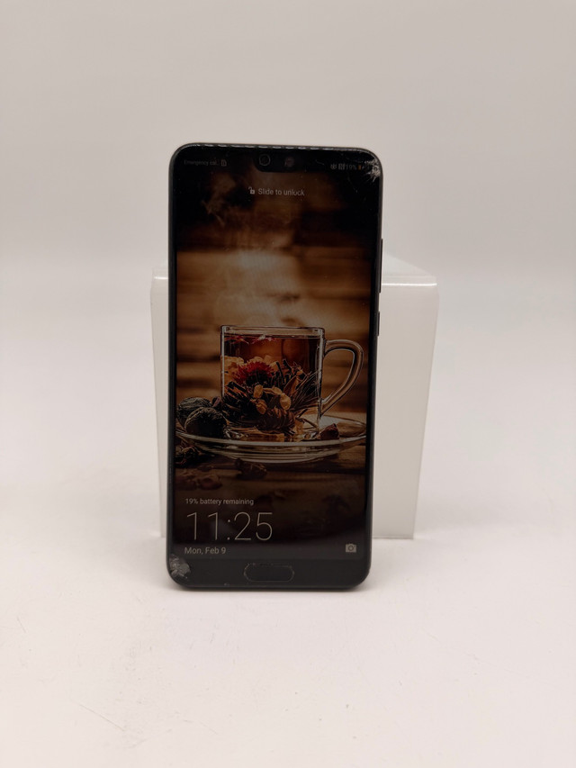 Huawei P20 – Black – 128GB – 4GB RAM – Screen Damaged – Works - photo 5