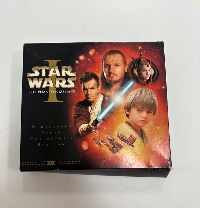 Star Wars The Phantom Menace VHS