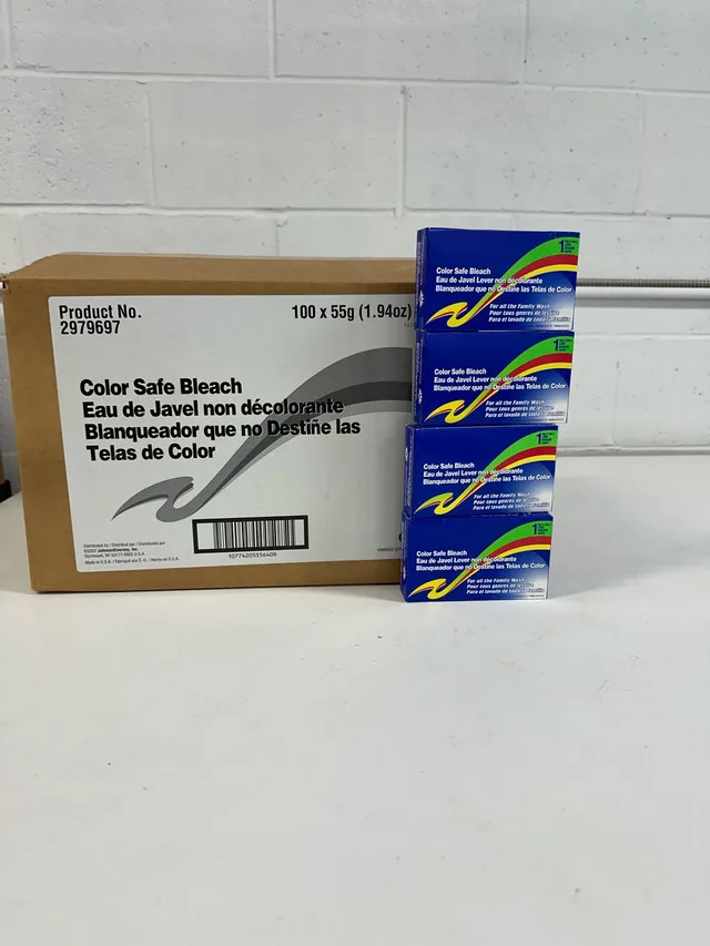 Color Safe Bleach full box of 100 packs thumbnail
